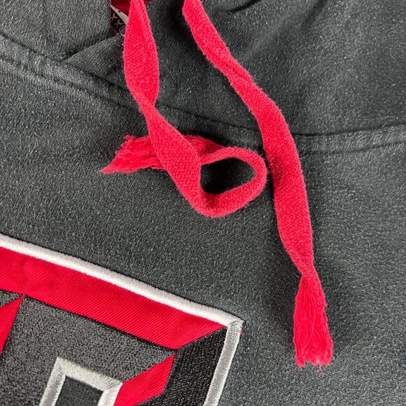 Stadium Texas Tech Red Raiders Sweatshirt Extra Extra Large Black Faded Hoodie - Picture 3 of 14